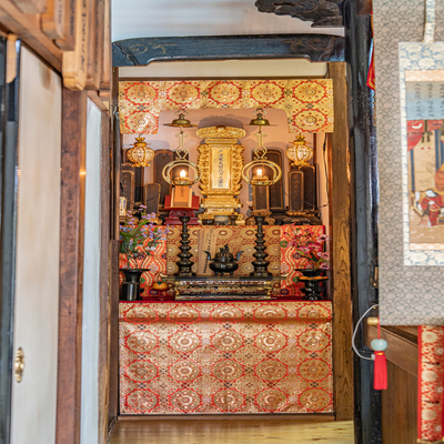 穴太衆頭戸波家、先祖代々位牌